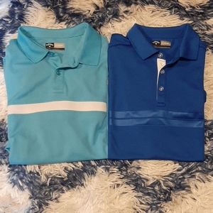 2 Callaway polos shirt